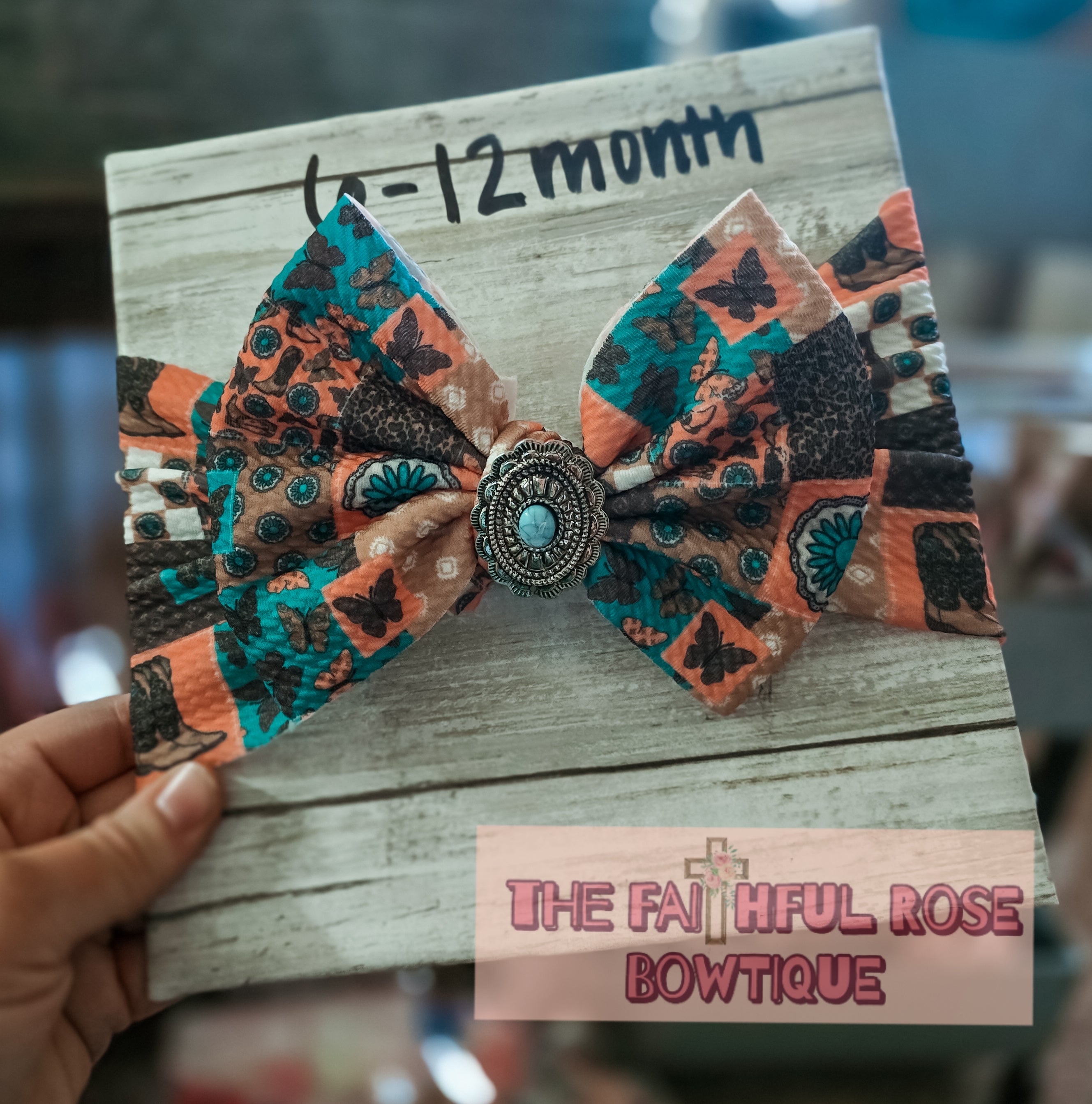 Western butterfly headband